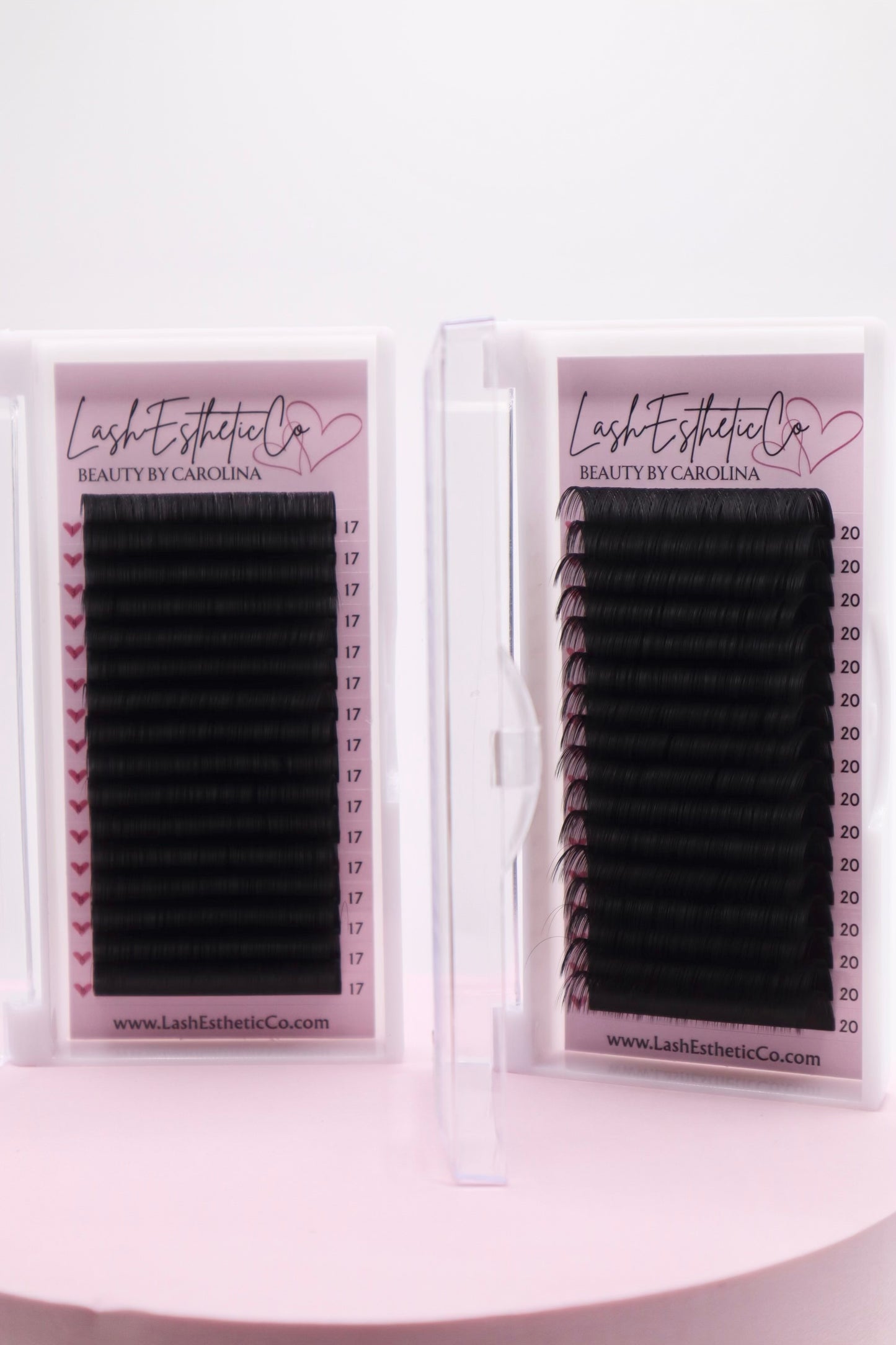 Dark velvet lash trays 0.5