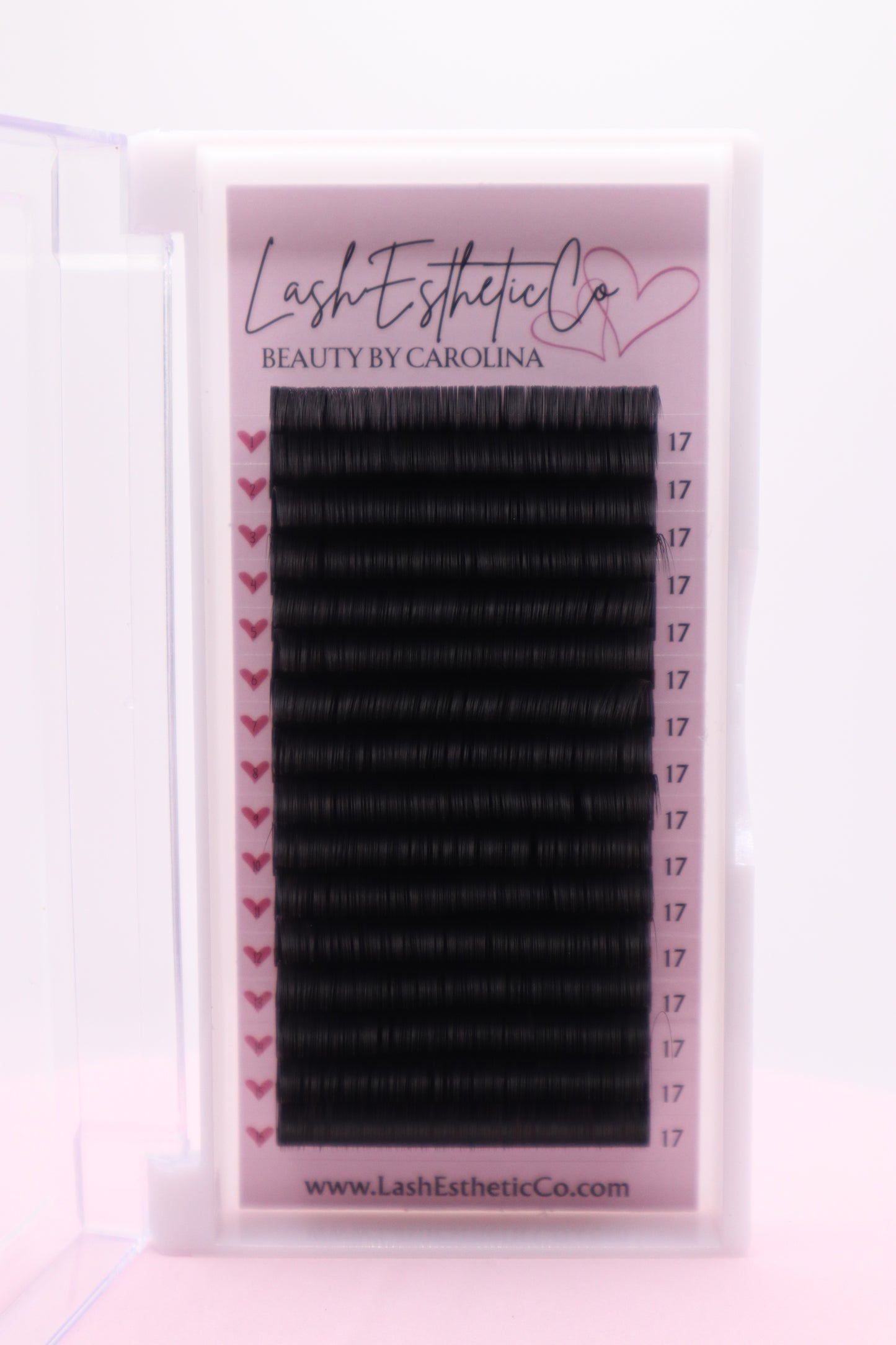 Dark velvet lash trays 0.5